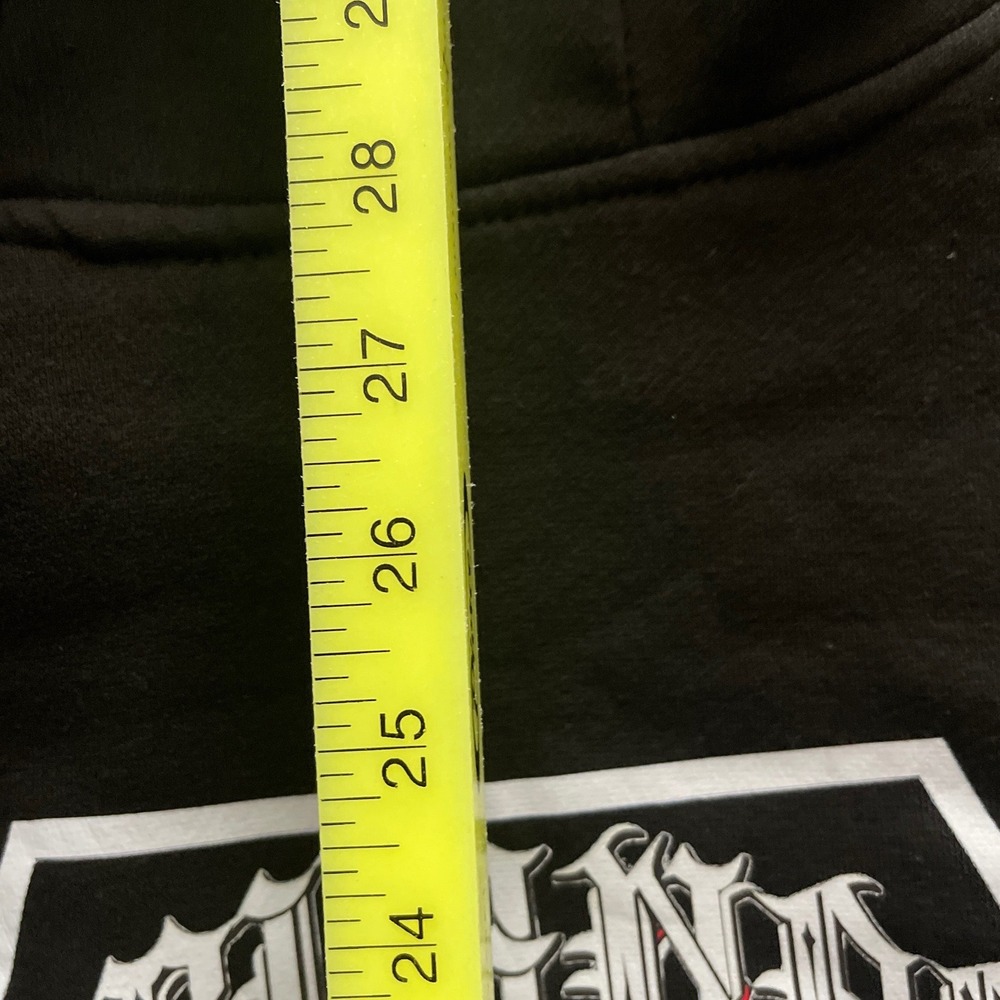 Orlando Rescue Engine Tower 7 Firefighter Skull Graphic Hoodie Black XL - Picture 5 of 5